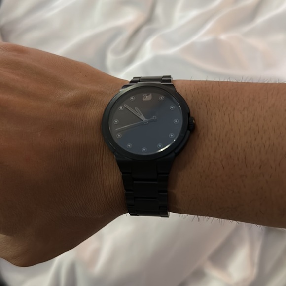 Swarovski black crystal watch - Picture 2 of 2
